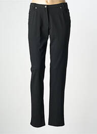 Pantalon slim stretch taille normale noir GUY DUBOUIS femme