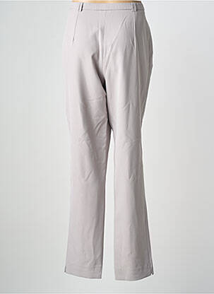 Pantalon droit stretch taille normale gris GUY DUBOUIS femme