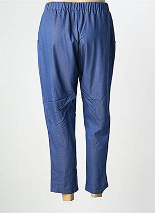 Pantalon 7/8 stretch taille normale bleu GUY DUBOUIS femme