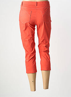 Pantacourt stretch taille normale orange GUY DUBOUIS femme