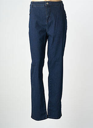 Jeans coupe droite bleu GUY DUBOUIS femme