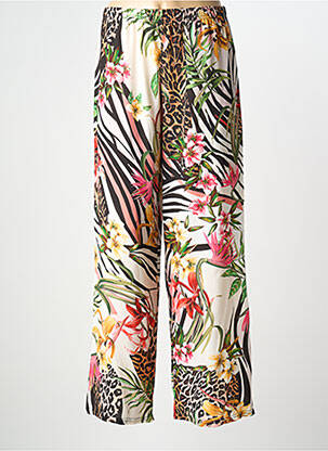 Pantalon droit blanc QUATRE VINGT JOURS femme