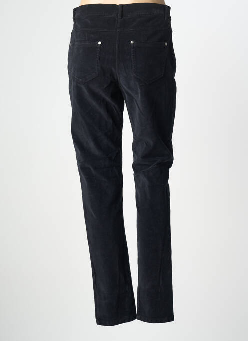 Pantalon droit stretch taille normale bleu GUY DUBOUIS femme