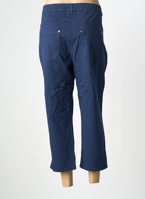 Pantacourt stretch taille normale bleu GUY DUBOUIS femme