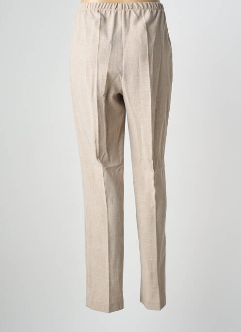 Pantalon droit beige GUY DUBOUIS femme