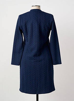 Robe mi-longue manches longues manches longues bleu MERI & ESCA femme