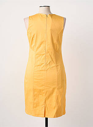 Robe mi-longue sans manche sans manche orange GUY DUBOUIS femme