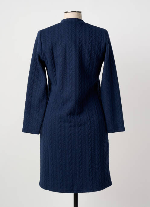 Robe mi-longue manches longues manches longues bleu MERI & ESCA femme