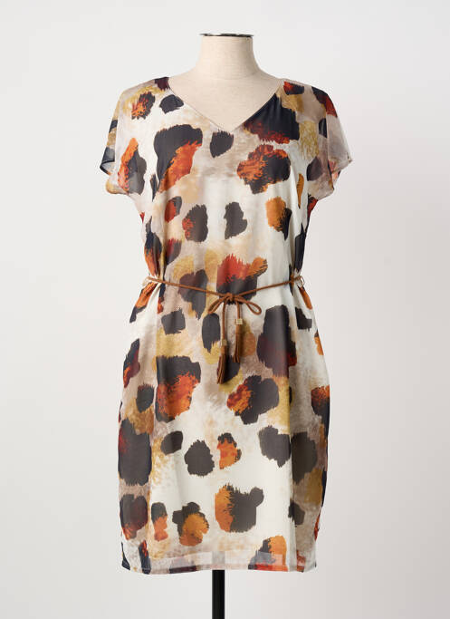 Robe mi-longue beige MERI & ESCA femme