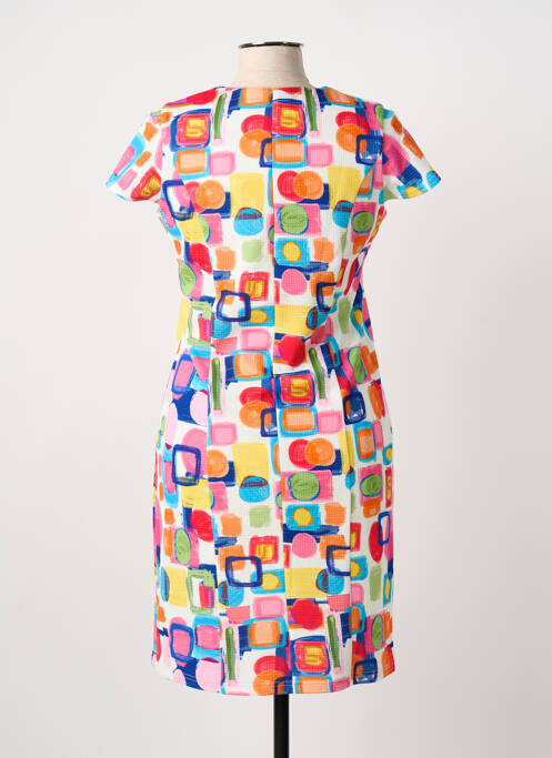 Robe mi-longue blanc GUY DUBOUIS femme