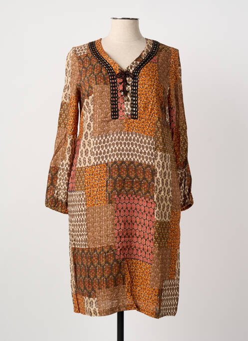 Robe mi-longue orange MERI & ESCA femme