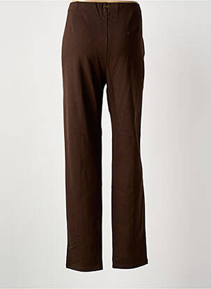 Jegging tissage jersey taille haute marron GRIFFON femme