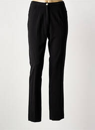 Pantalon slim taille élastique taille haute noir GRIFFON femme