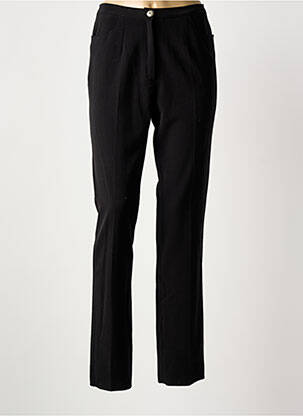 Pantalon slim taille élastique taille haute noir GRIFFON femme