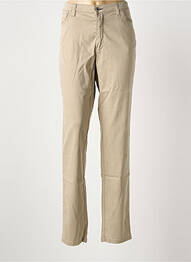 Jeans coupe slim stretch taille normale beige WALTRON femme