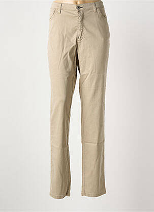 Jeans coupe slim stretch taille normale beige WALTRON femme