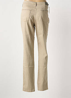 Jeans coupe slim stretch taille normale beige WALTRON femme