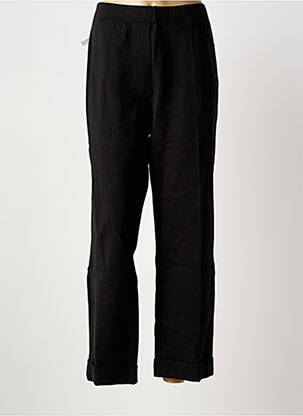 Pantalon droit stretch taille normale noir WALTRON femme