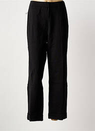 Pantalon droit stretch taille normale noir WALTRON femme