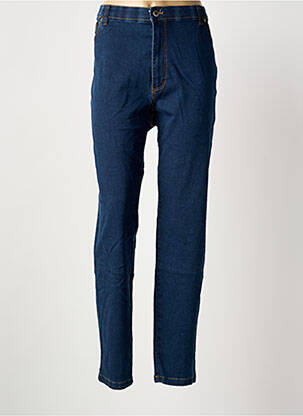 Jeans coupe slim tissage brut taille normale bleu WALTRON femme