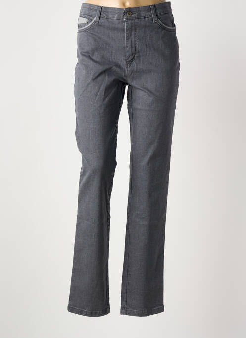 Jeans coupe slim stretch taille normale gris WALTRON femme