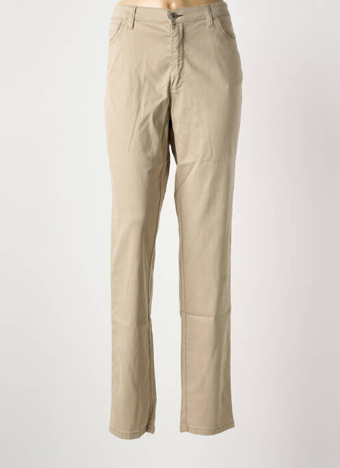 Jeans coupe slim stretch taille normale beige WALTRON femme