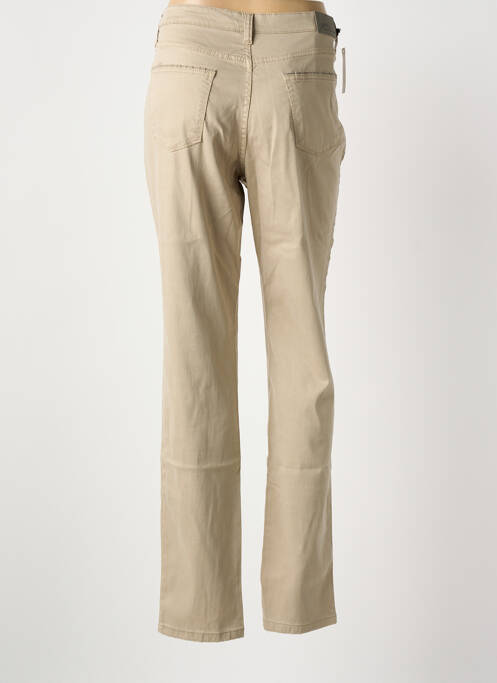 Jeans coupe slim stretch taille normale beige WALTRON femme