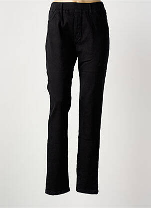 Jegging tissage popeline taille normale noir WALTRON femme
