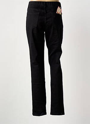 Jegging tissage popeline taille normale noir WALTRON femme