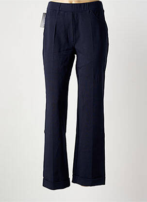 Pantalon droit stretch taille normale bleu WALTRON femme