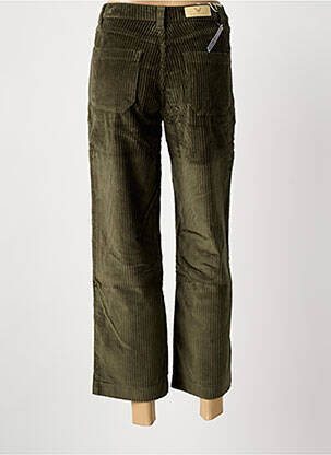 Pantalon 7/8 taille haute taille haute vert WALTRON femme