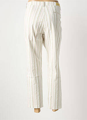 Pantalon 7/8 stretch blanc WALTRON femme