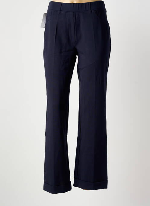 Pantalon droit stretch taille normale bleu WALTRON femme