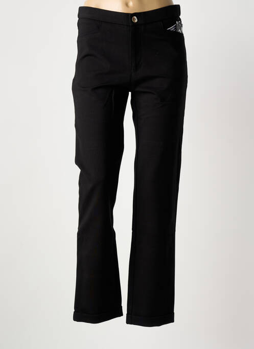 Pantalon slim stretch taille normale noir WALTRON femme