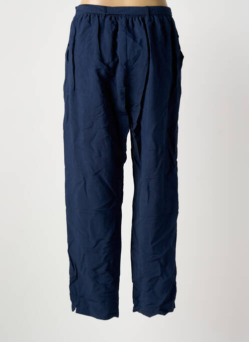 Pantalon droit tissage crêpe taille normale bleu GRIFFON femme