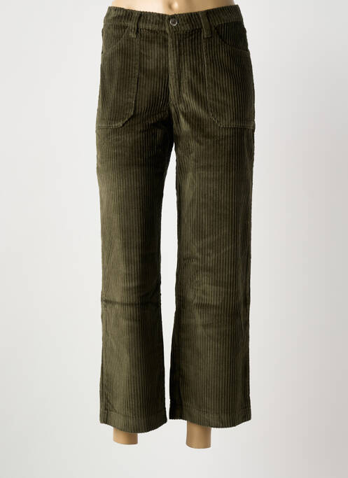 Pantalon 7/8 taille haute taille haute vert WALTRON femme