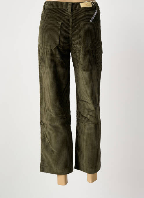 Pantalon 7/8 taille haute taille haute vert WALTRON femme