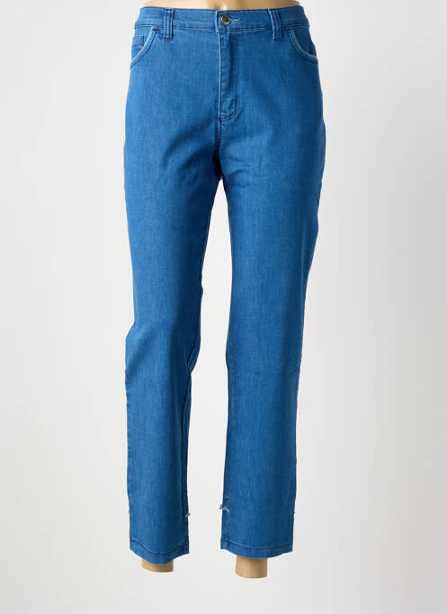 Jeans coupe slim stretch taille normale bleu WALTRON femme