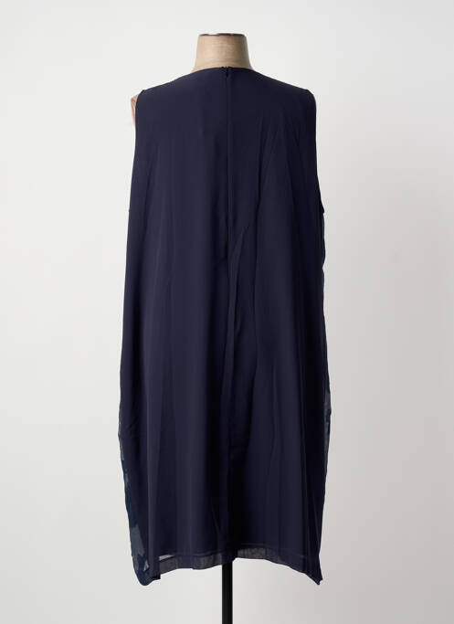 Robe mi-longue bleu GUY DUBOUIS femme