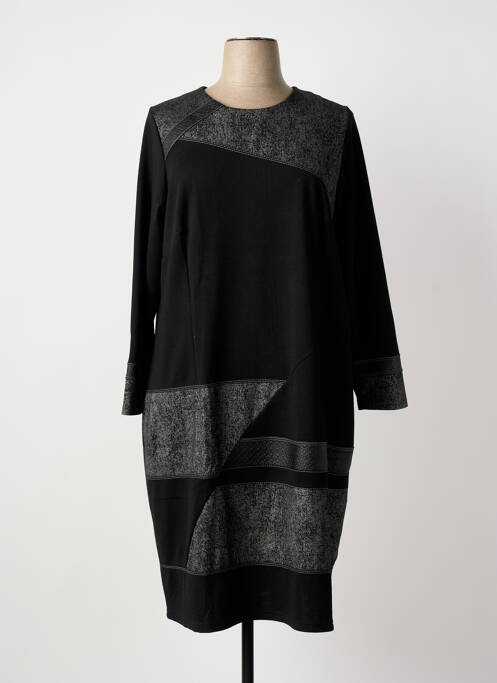 Robe mi-longue noir GUY DUBOUIS femme