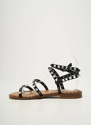 Sandales/nu pieds matière lisse talon plat jusqu'à 3cm noir STEVE MADDEN femme