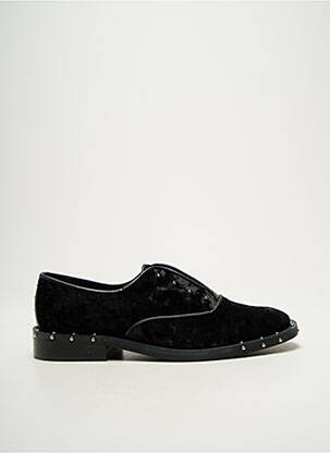 Derbies bout rond talon plat jusqu'à 3cm noir BRONX femme