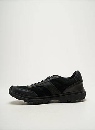 Baskets nubuck bout rond noir ART homme