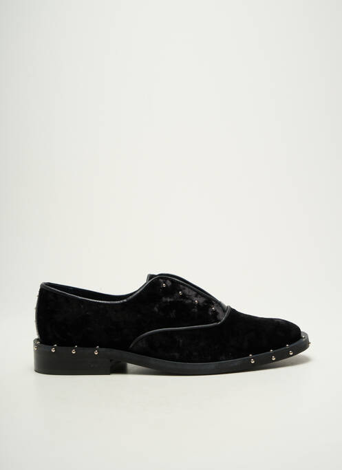 Derbies bout rond talon plat jusqu'à 3cm noir BRONX femme