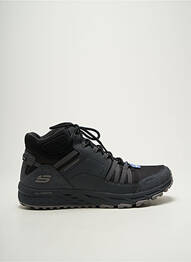 Baskets bout rond talon plat jusqu'à 3cm gris SKECHERS femme