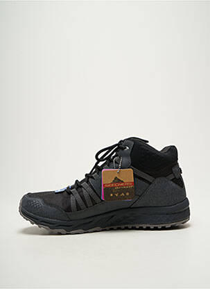 Baskets bout rond talon plat jusqu'à 3cm gris SKECHERS femme