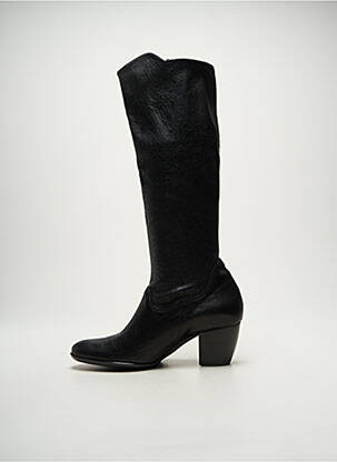 Bottes cubain talon de 4 à 6cm noir FRANCE MODE femme