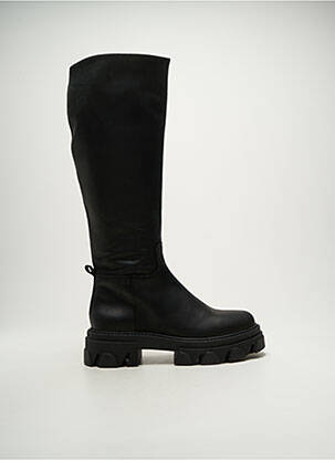 Bottes tissage satiné talon de 4 à 6cm noir STEVE MADDEN femme