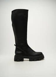 Bottes tissage satiné talon de 4 à 6cm noir STEVE MADDEN femme