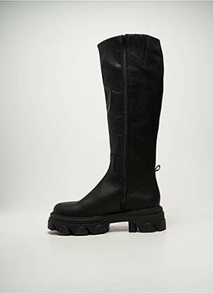 Bottes tissage satiné talon de 4 à 6cm noir STEVE MADDEN femme